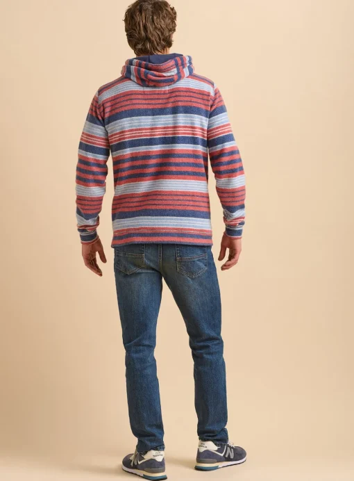 BRAKEBURN Stripe Hoodie XL