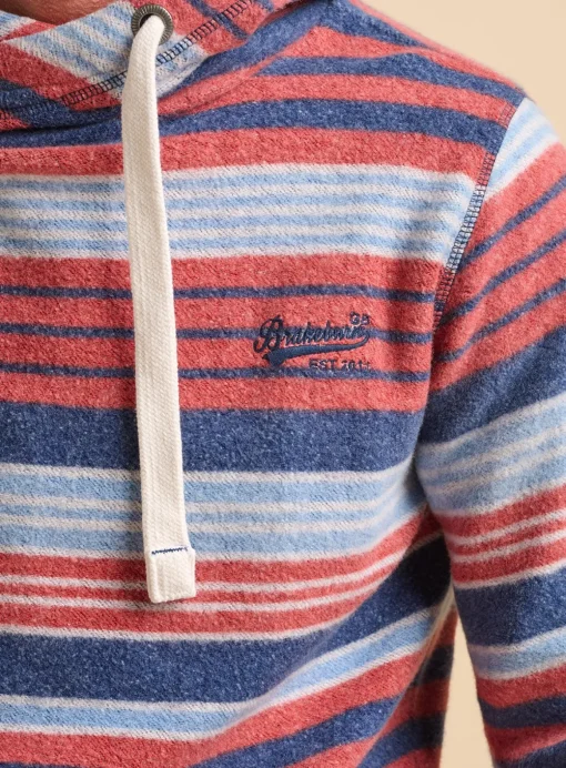 BRAKEBURN Stripe Hoodie XL