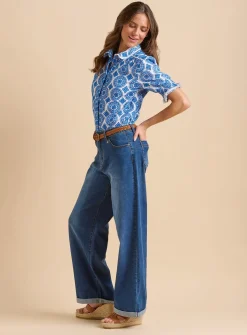 BRAKEBURN Wide Leg Jeans 12