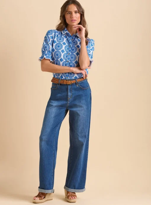 BRAKEBURN Wide Leg Jeans 12