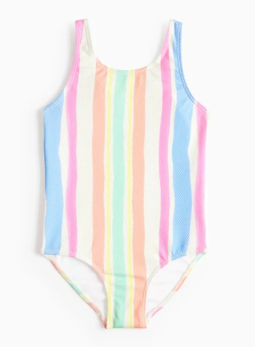 Bright Stripe Textured Swimsuit 1.5-2 years