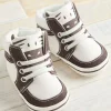 Brown High Top Trainers 3-6 months