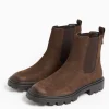 Brown Leather Chelsea Boots 6