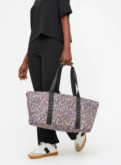 Brown Leopard Print Baby Changing Bag One Size