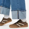 Brown Leopard Print Retro Trainers 6