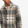 Brown Mix Check Shacket S