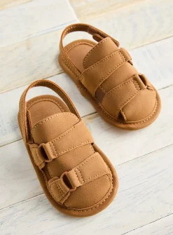 Brown Sandals 6-9 months