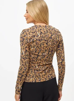 Brown Terrazzo Print Modal Top 10