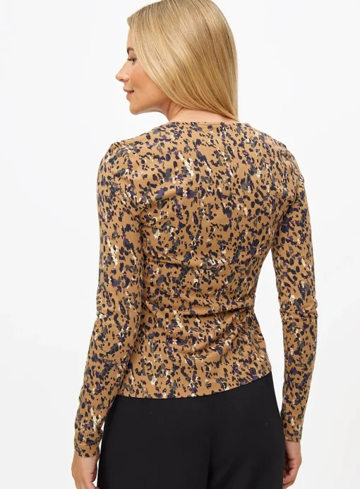 Brown Terrazzo Print Modal Top 10