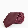 Burgundy Twill Tie One Size