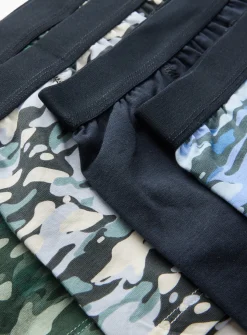 Camouflage Print Trunks 5 Pack 7-8 years
