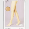 Caramel Nude 15 Denier Gloss Tights 2 Pack S