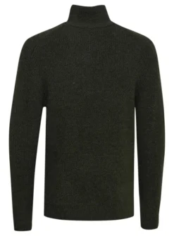 CASUAL FRIDAY CFKRISTIAN Khaki Wool Half Zip Knit L