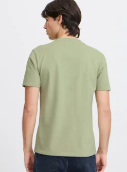 CASUAL FRIDAY Pale Green Embroidered T-Shirt L
