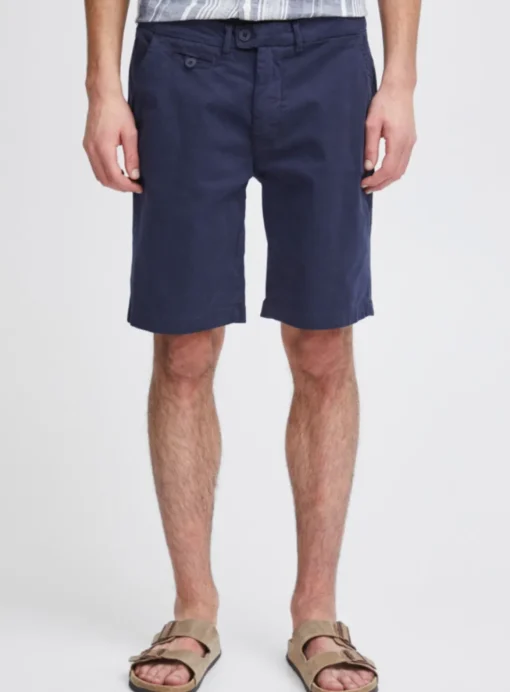 CASUAL FRIDAY Stretch Navy Chino Shorts S