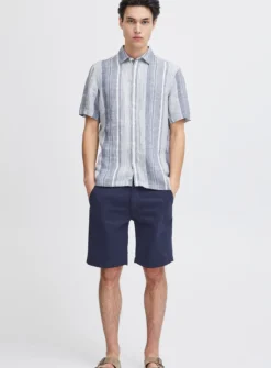 CASUAL FRIDAY Stretch Navy Chino Shorts S