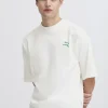 CASUAL FRIDAY White Printed Oversized T-Shirt XL