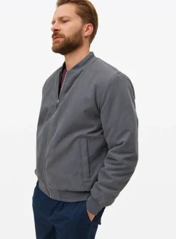 Charcoal Bomber Jacket XL