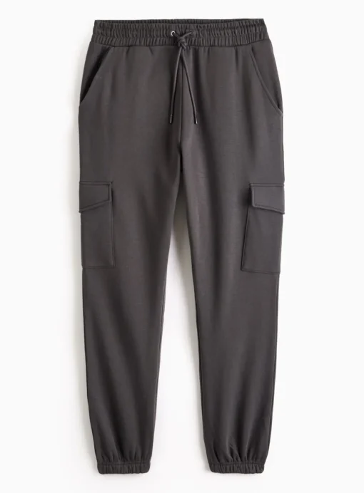 Charcoal Cargo Joggers L