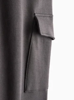 Charcoal Cargo Joggers L