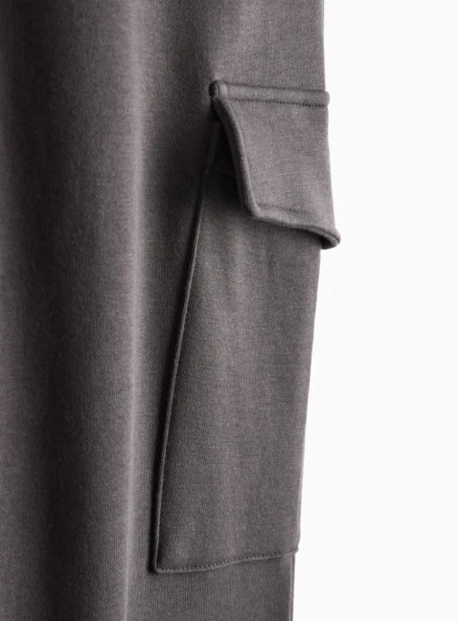 Charcoal Cargo Joggers L