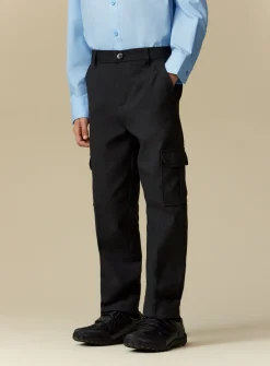 Charcoal Cargo Trousers 2 Pack 4 years
