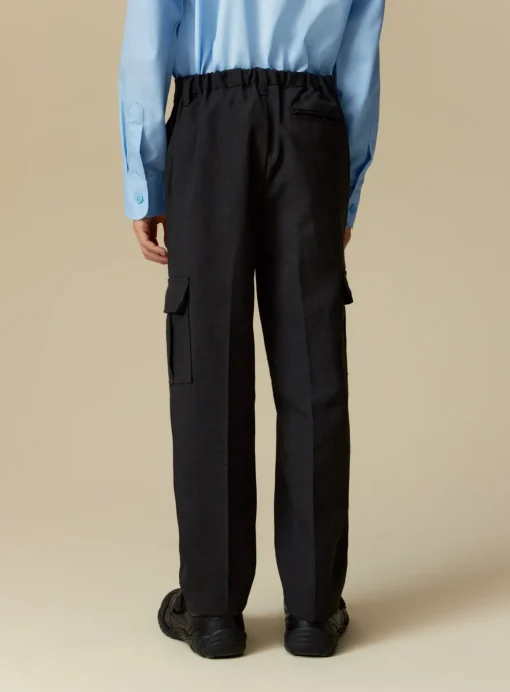 Charcoal Cargo Trousers 2 Pack 4 years
