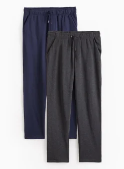 Charcoal Grey & Navy Joggers 2 Pack XS