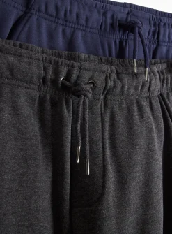 Charcoal Grey & Navy Joggers 2 Pack XS