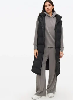 Charcoal Grey Sandwash Co-ord Wide Leg Joggers M