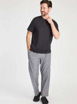 Charcoal Marl & Black Pyjama Top 2 Pack XL