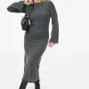 Charcoal Soft Touch Midaxi Dress 18