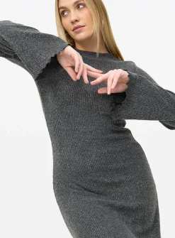Charcoal Soft Touch Midaxi Dress 18