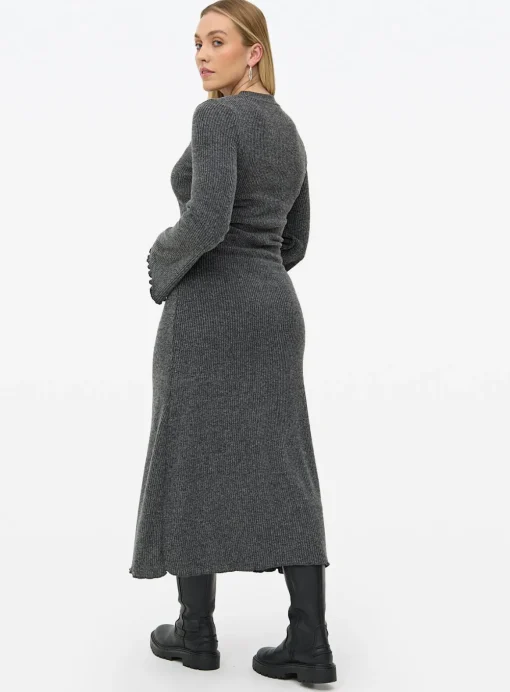 Charcoal Soft Touch Midaxi Dress 18