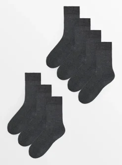 Charcoal Stay Fresh Socks 7 Pack 6-8.5