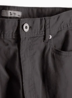 Charcoal Straight Leg Trousers 38S