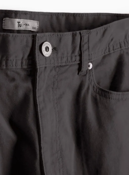 Charcoal Straight Leg Trousers 38S