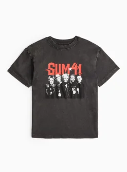 Charcoal Sum 41 Band T-Shirt 5 years