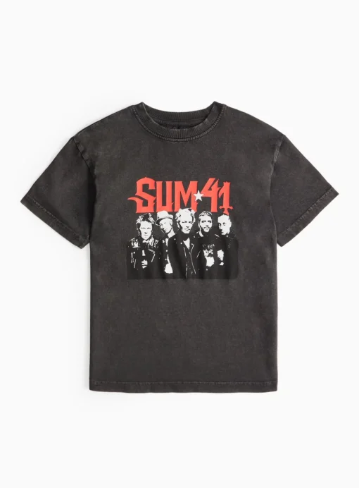 Charcoal Sum 41 Band T-Shirt 5 years