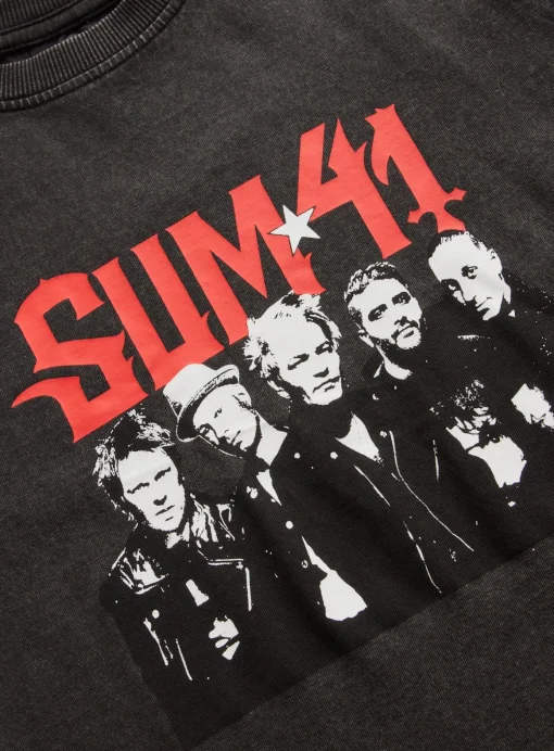 Charcoal Sum 41 Band T-Shirt 5 years
