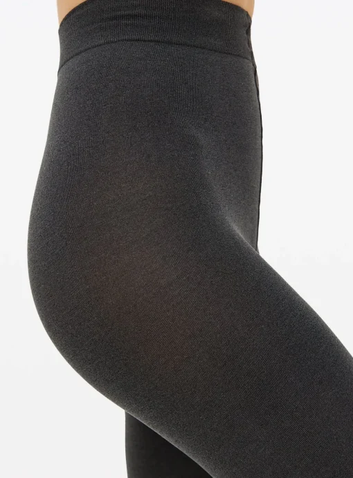 Charcoal Velvet Touch 100 Denier Tights XL