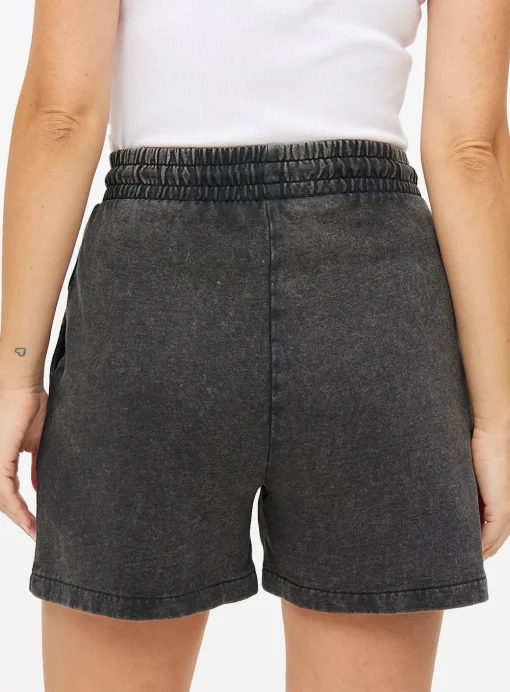 Charcoal Washed Co-ord Sweat Shorts XXL