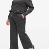Charcoal Washed Co-ord Wide Leg Joggers XL