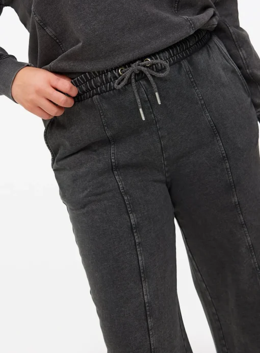 Charcoal Washed Co-ord Wide Leg Joggers XL