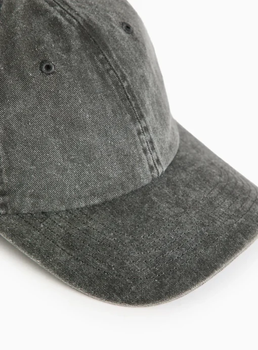Charcoal Washed Denim Cap One Size