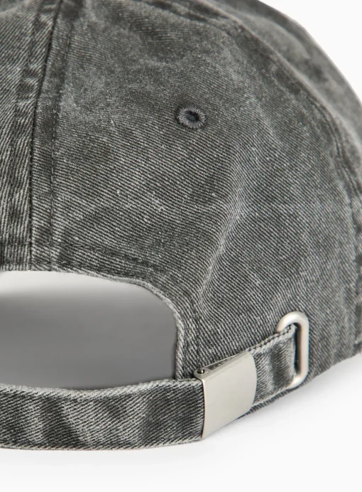 Charcoal Washed Denim Cap One Size