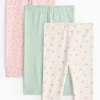 Cherry Print Leggings 3 Pack Up to 3 mths