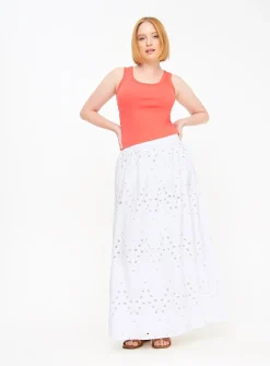 Classic Coral Ribbed Vest Top 14