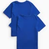 Cobalt Blue Crew Neck School T-Shirt 2 Pack 6 years
