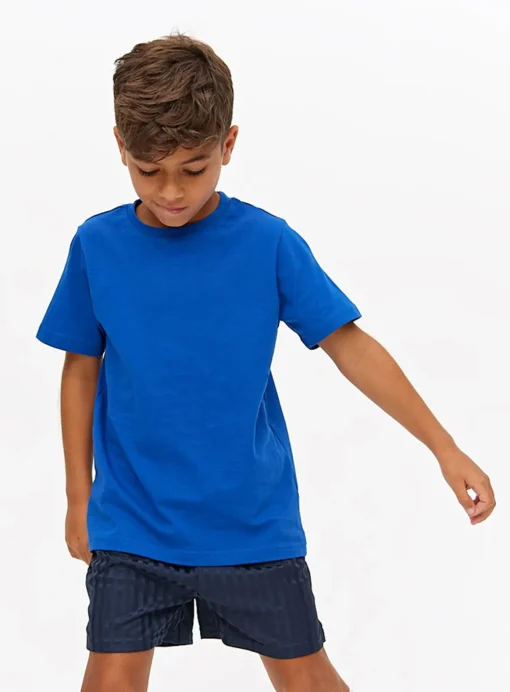 Cobalt Blue Crew Neck School T-Shirt 2 Pack 6 years